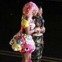 Nicki Minaj and Willow Smith on the set for the music video of 'Fireball' | Picture 118000